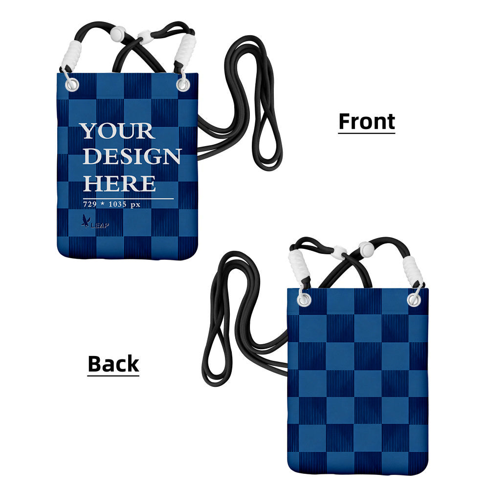 Carry a mobile phone bag diagonally