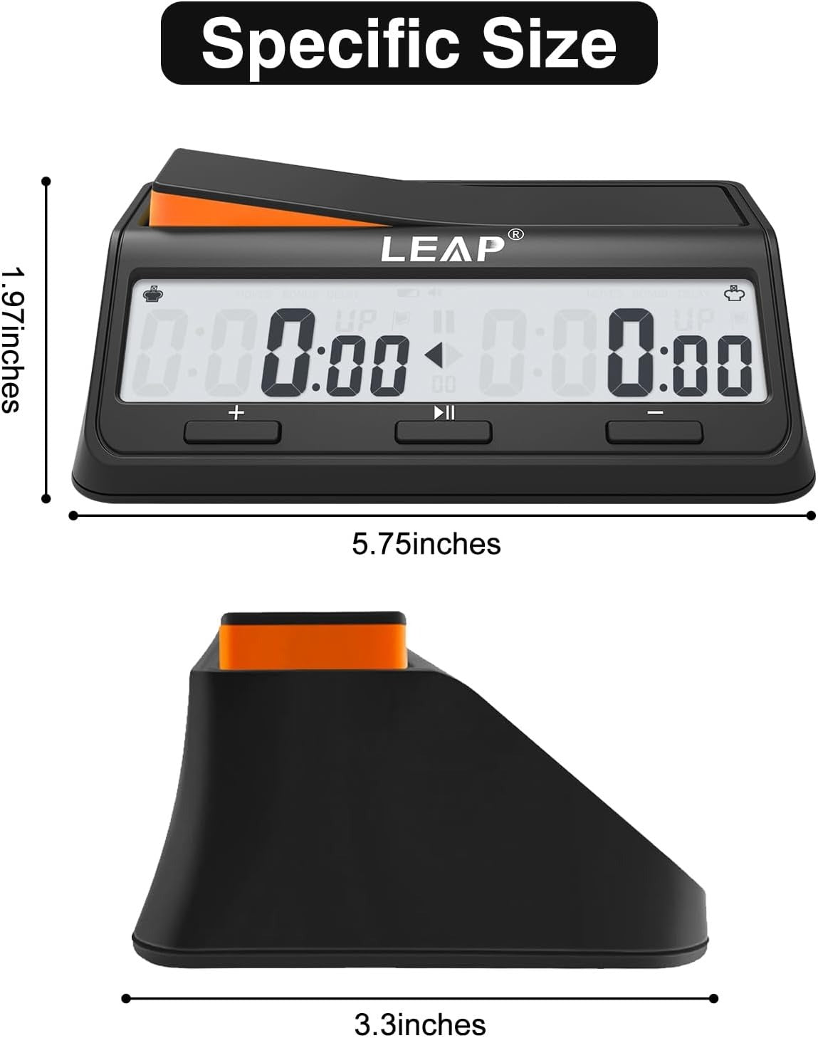 Digital middle class chess clock