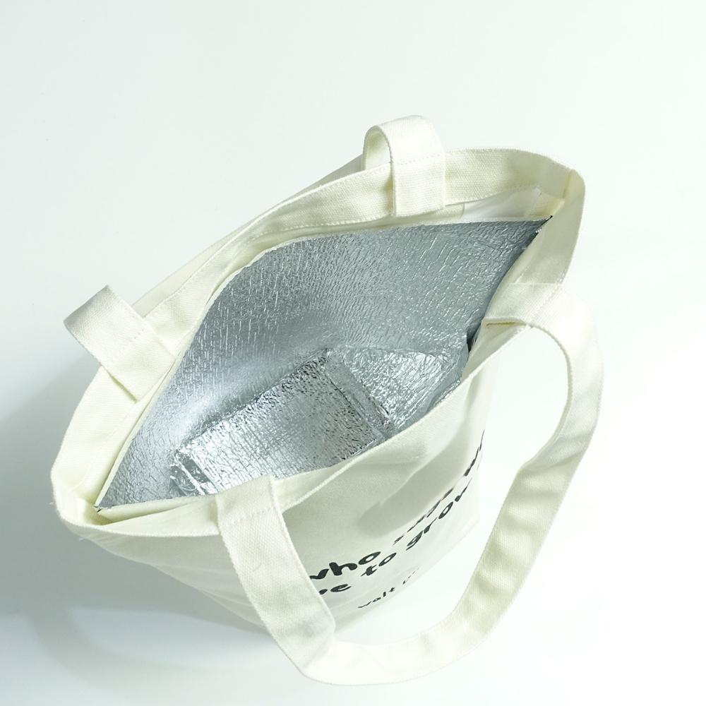 Chess Piece Bucket Canvas Bag - Handheld Shopping Bag with Insulated Liner for Bento