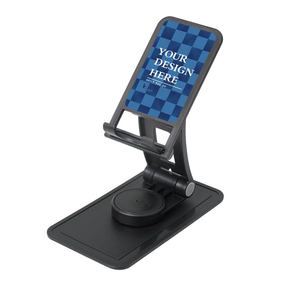 Square base Swivel phone stand