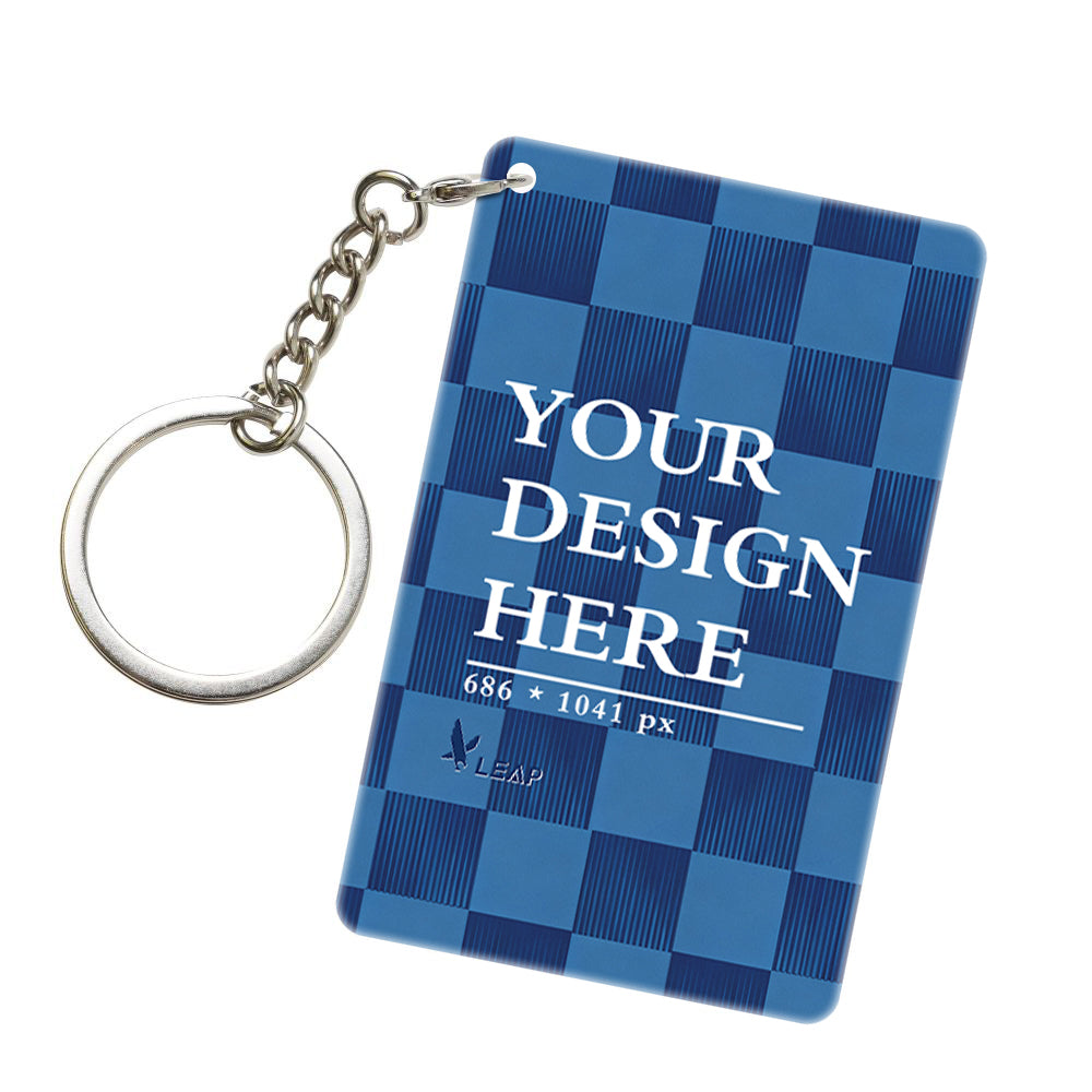 Rectangular Acrylic Keychain