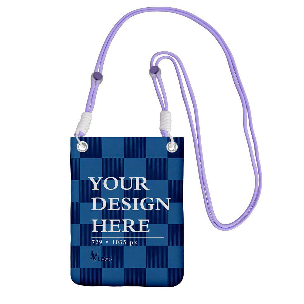 Carry a mobile phone bag diagonally