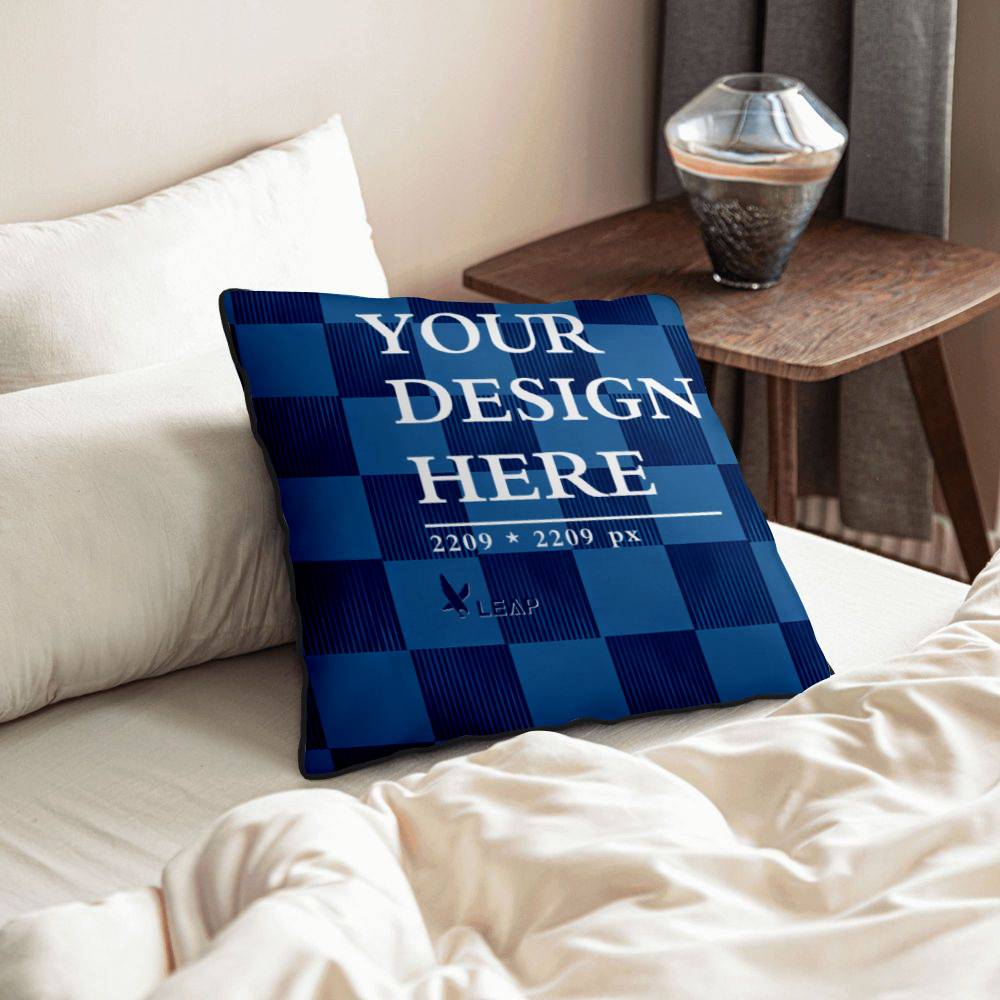 Velvet Throw Pillow Covers（Black）