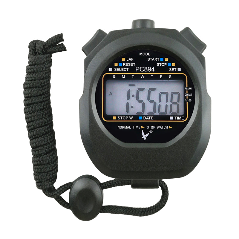 PC894 Electronic Stop watch Large Scale Digital Running Timer