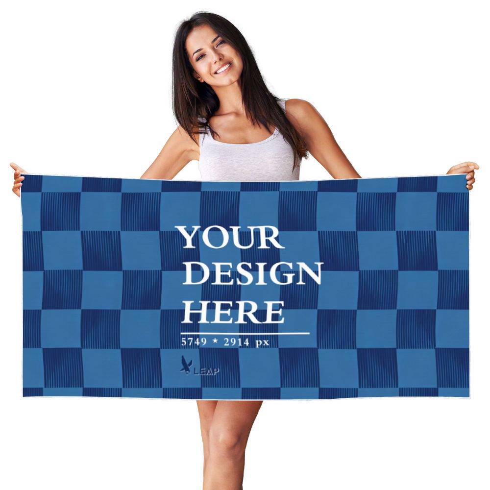 Peach Skin Velvet Beach Towel (horizontal style)