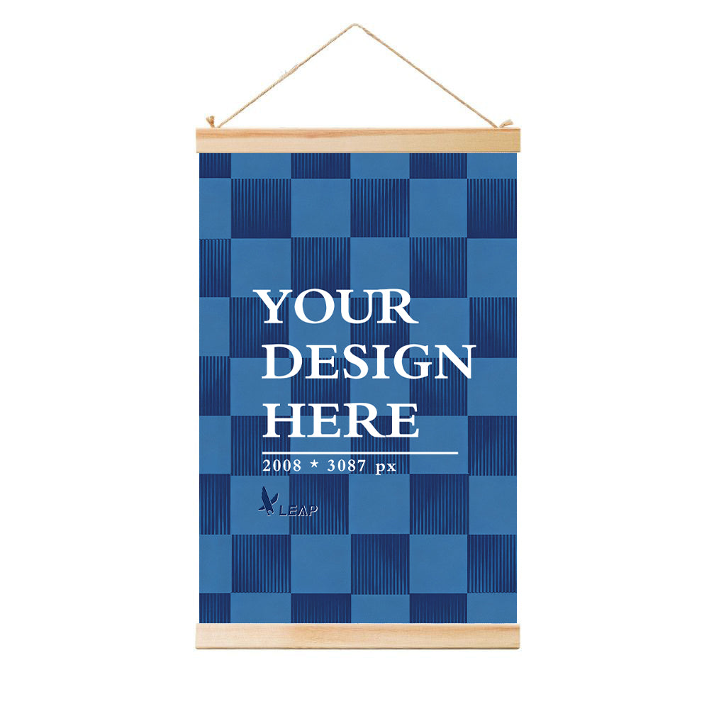 Wooden Shaft Hanging Poster