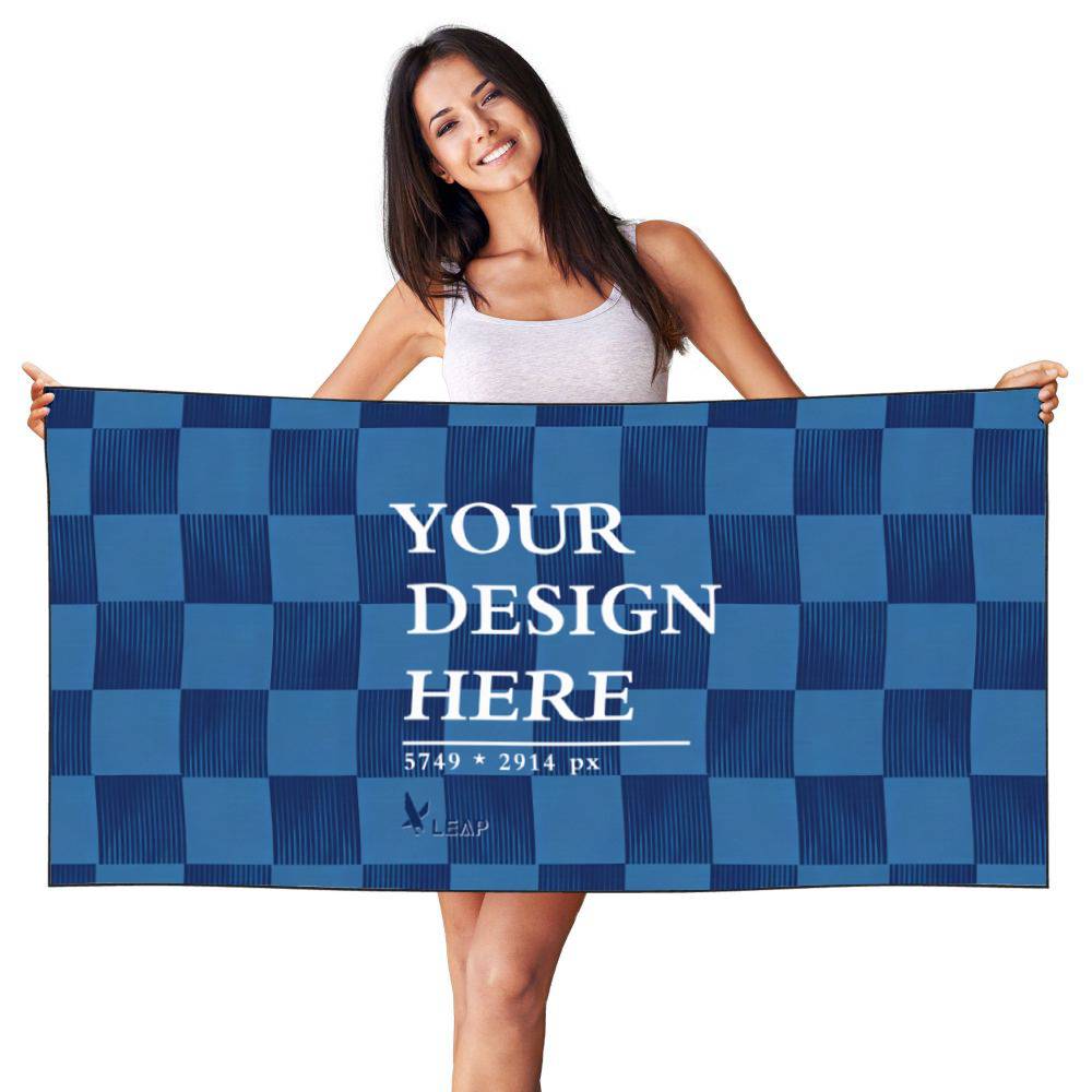 Peach Skin Velvet Beach Towel (horizontal style)