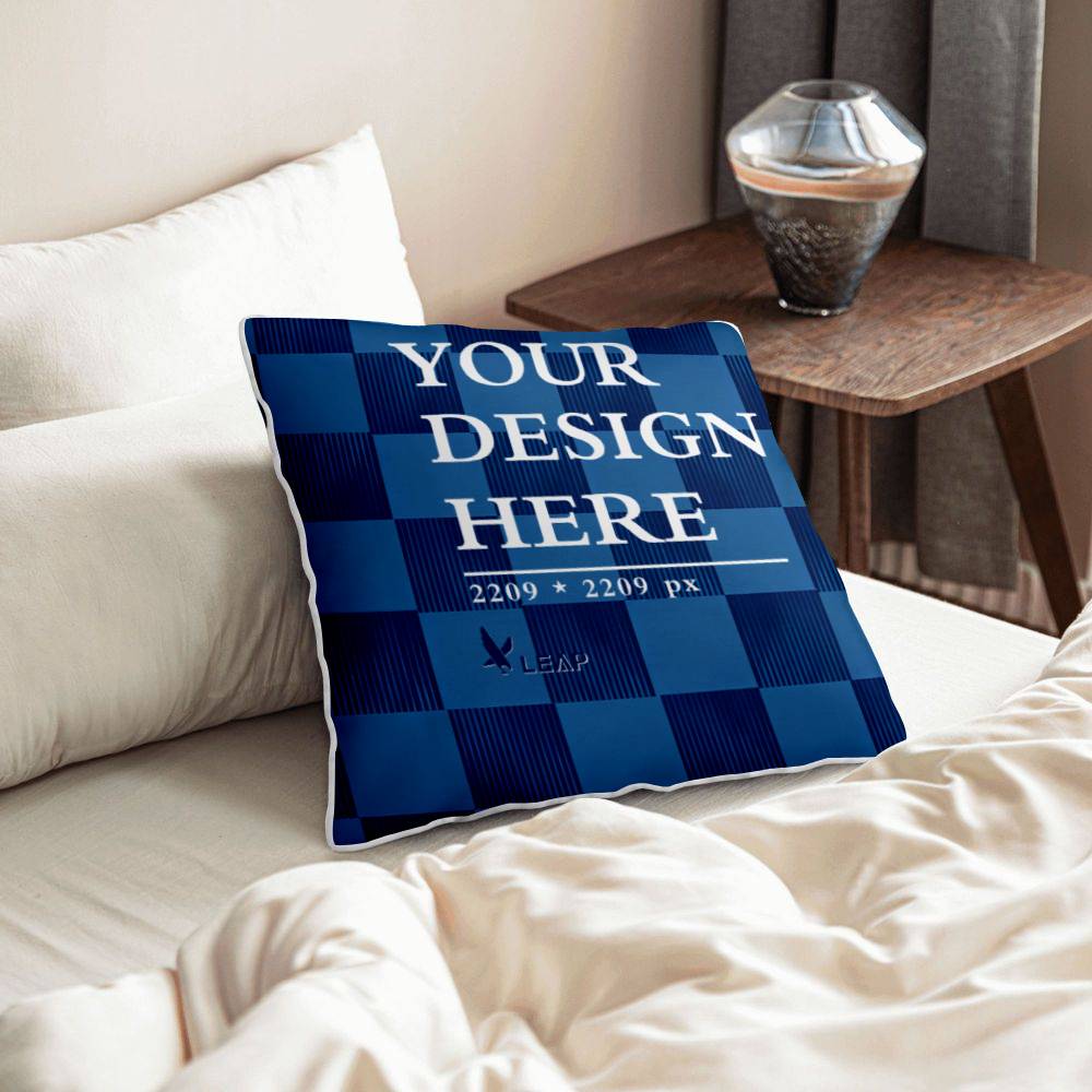 Velvet Throw Pillow Covers （White）