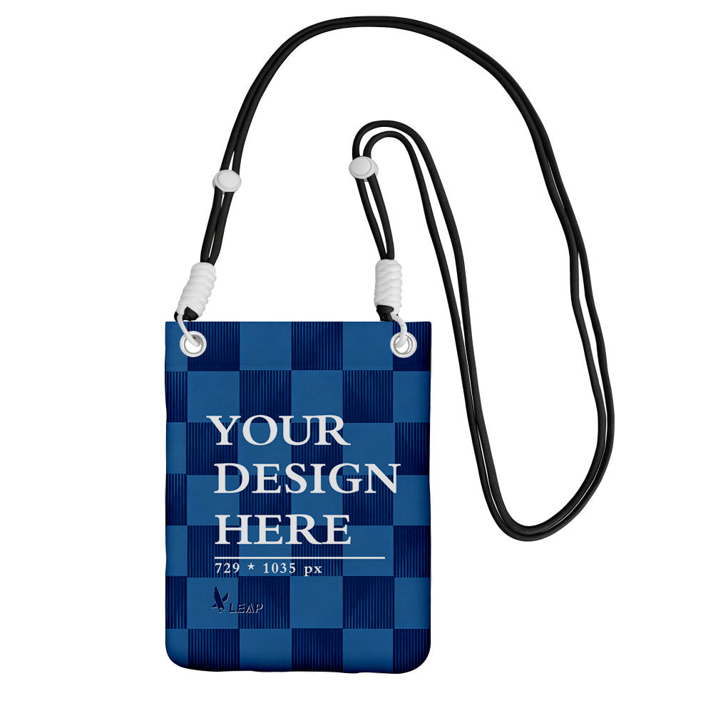Carry a mobile phone bag diagonally