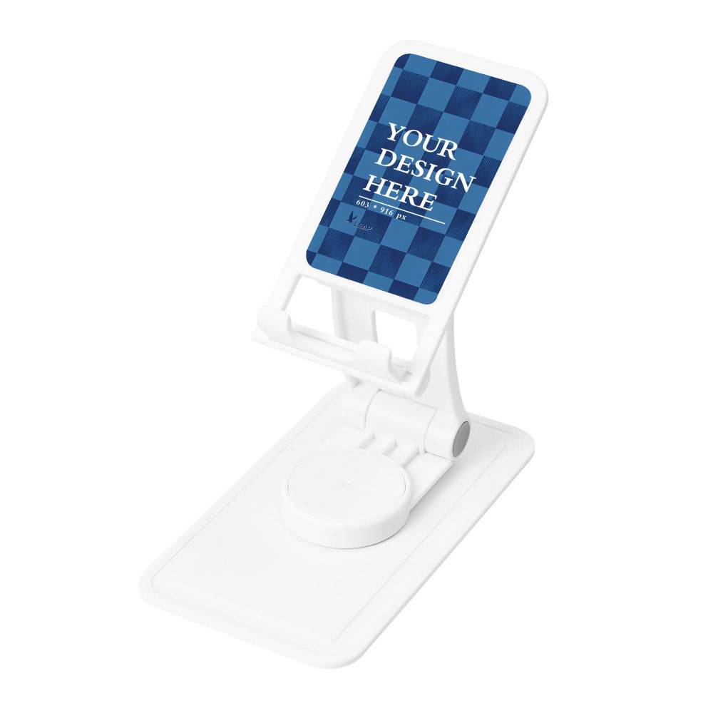 Square base Swivel phone stand
