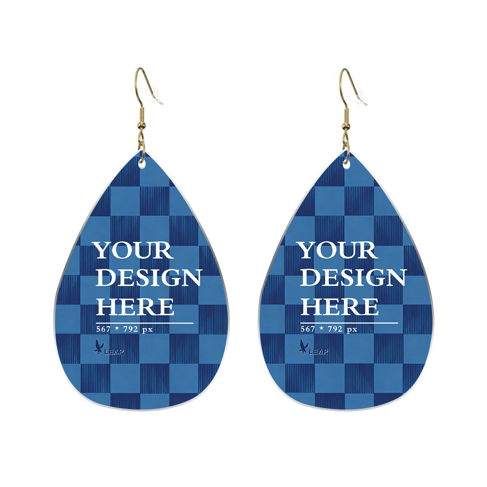 Drop-shaped Acrylic Earrings