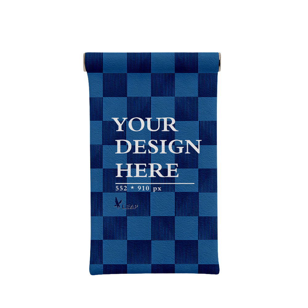 Portable Squeeze Top Leather Glasses Case