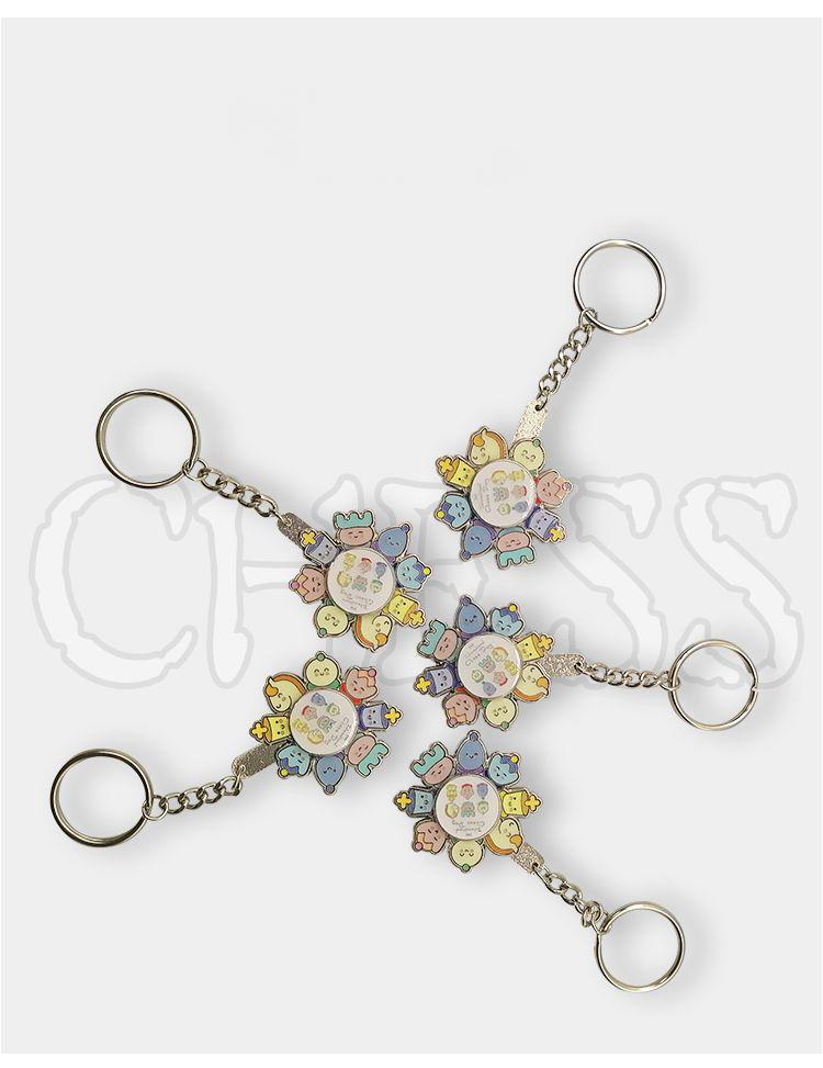 Chess Themed Rotating keychain