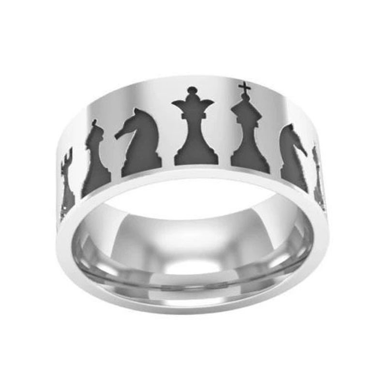 Chess Piece Shaped Ring