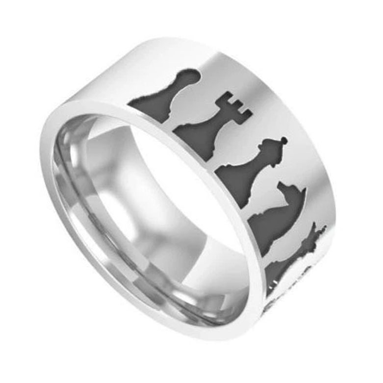 Chess Piece Shaped Ring