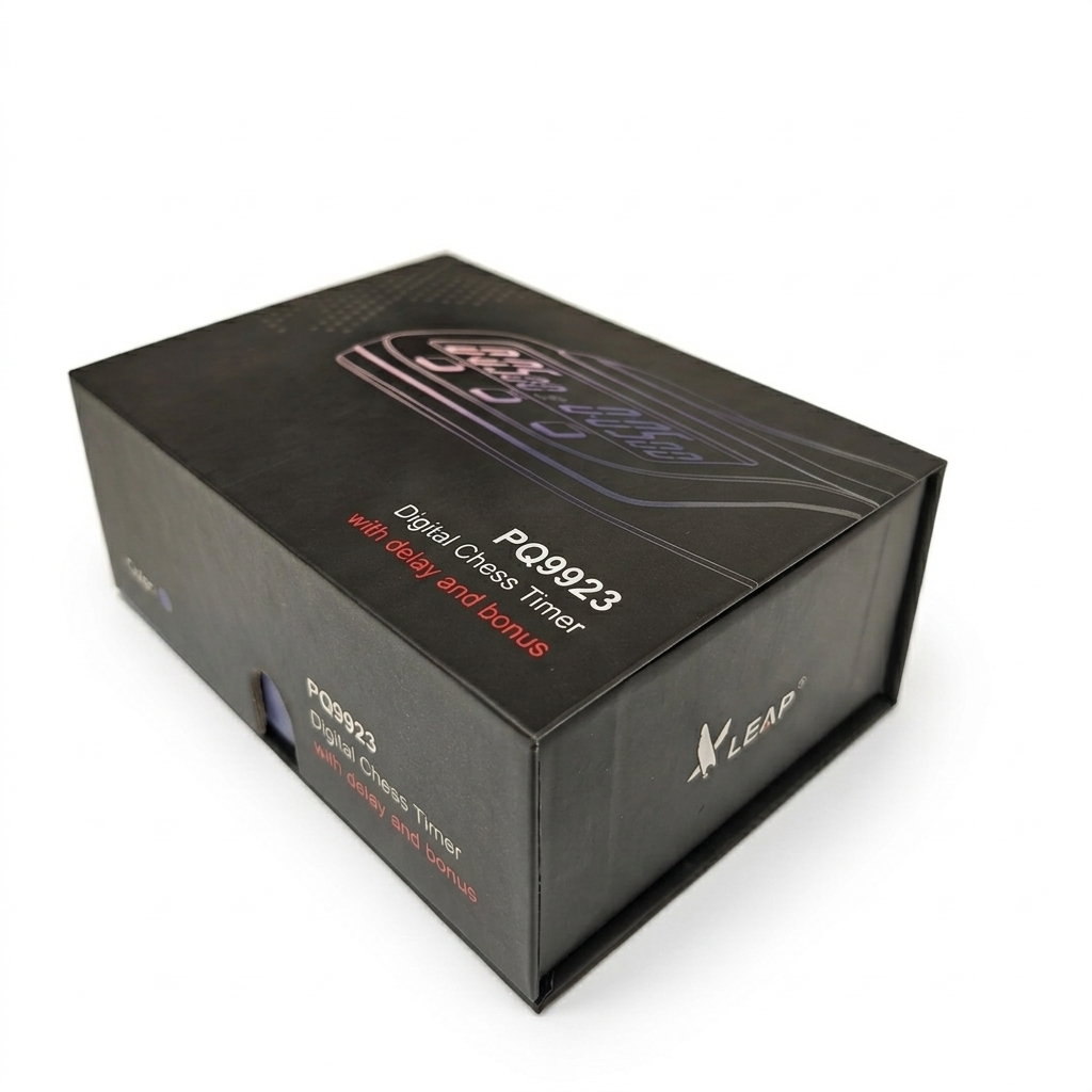 [Limited Edition] agadmator x LEAP Chess Clock - Professional Digital Chess Timer for Blitz & Bullet - Official Collaboration