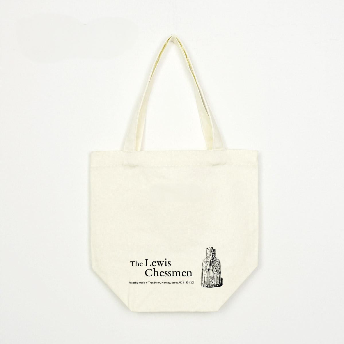 Chess Piece Bucket Canvas Bag - Handheld Shopping Bag with Insulated Liner for Bento