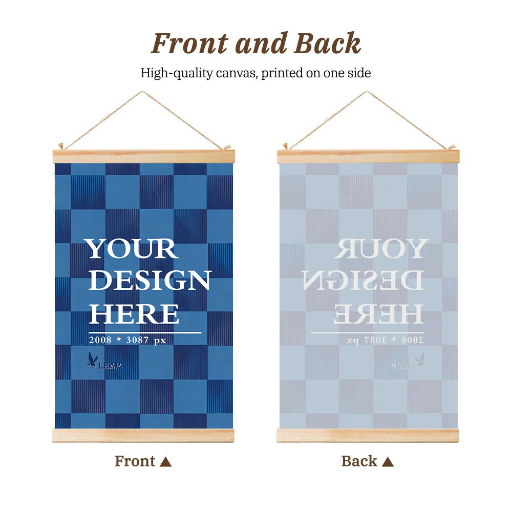 Wooden Shaft Hanging Poster