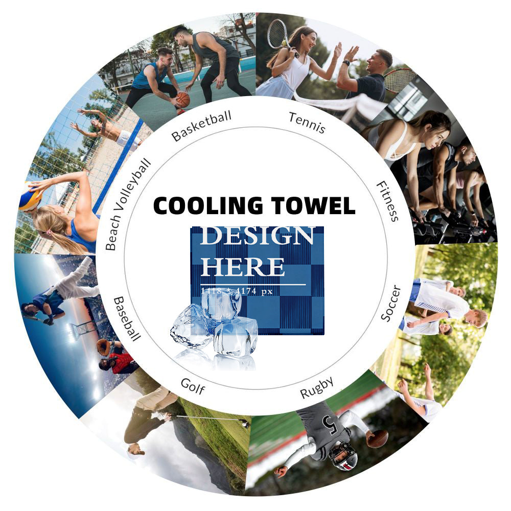 Cool Sports Towel 12x40in