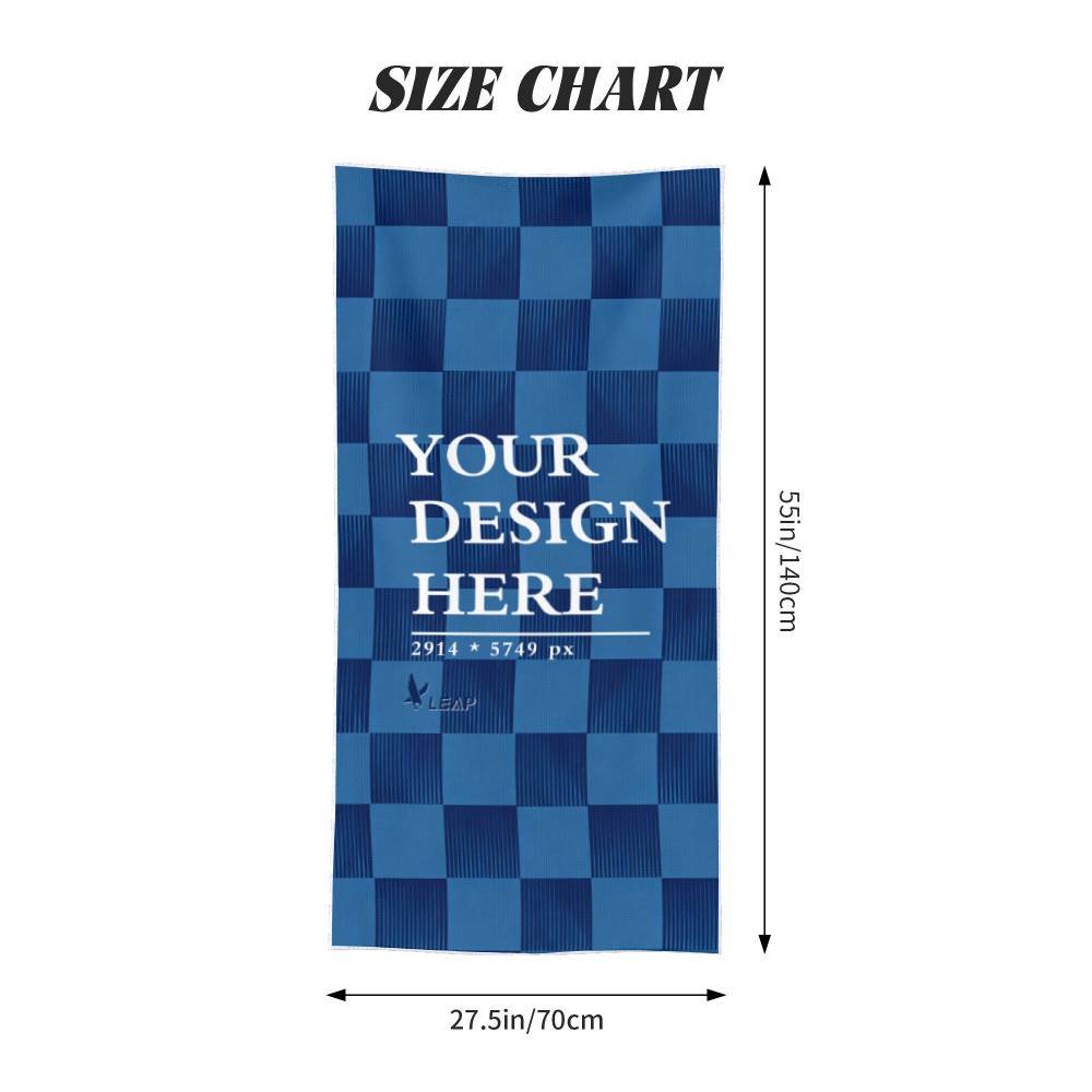 Peach Skin Velvet Beach Towel (vertical)