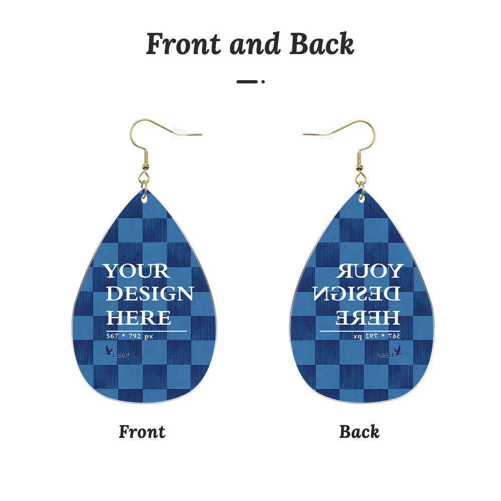 Drop-shaped Acrylic Earrings