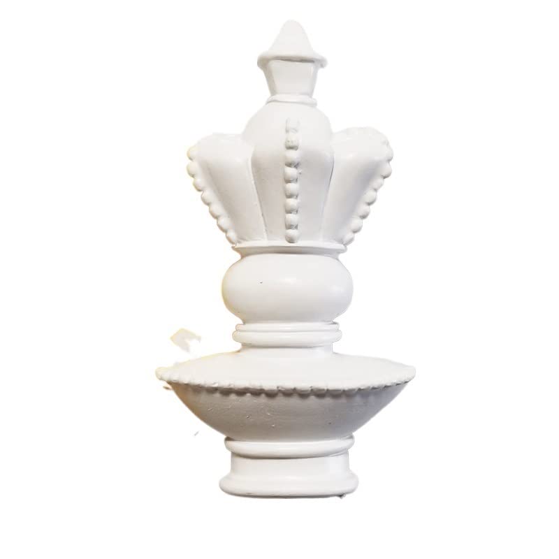 Black and White Chess Piece Refrigerator Magnet