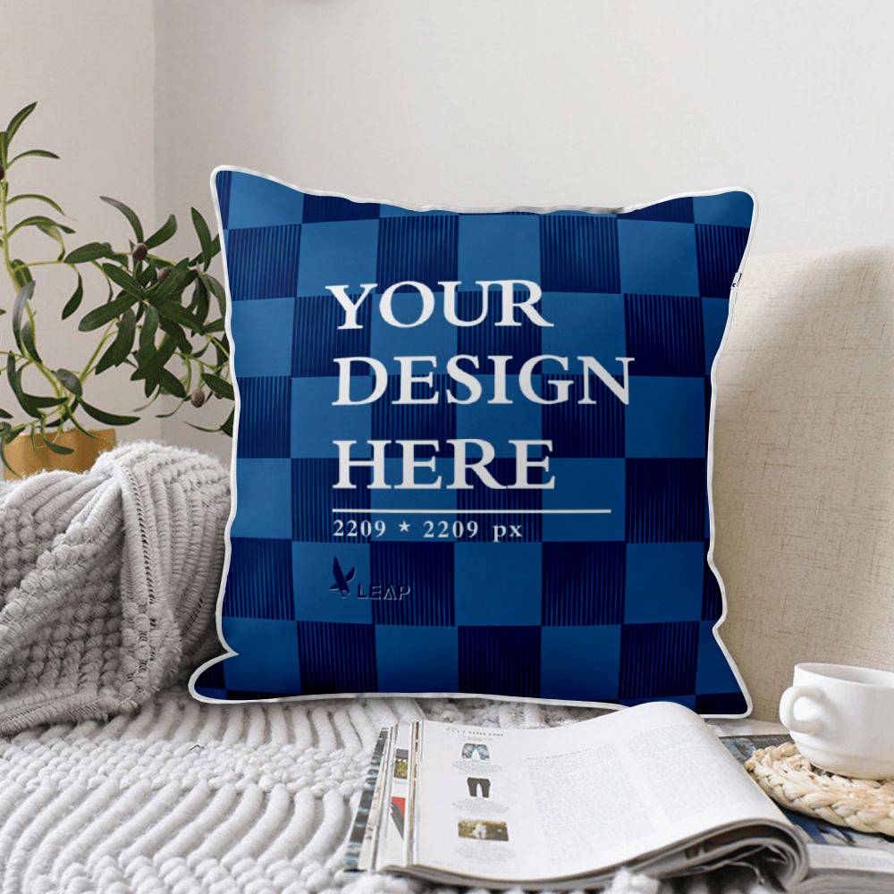 Velvet Throw Pillow Covers （White）