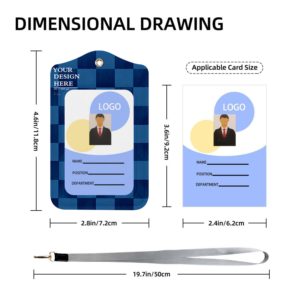 Card Badge Leather Holder