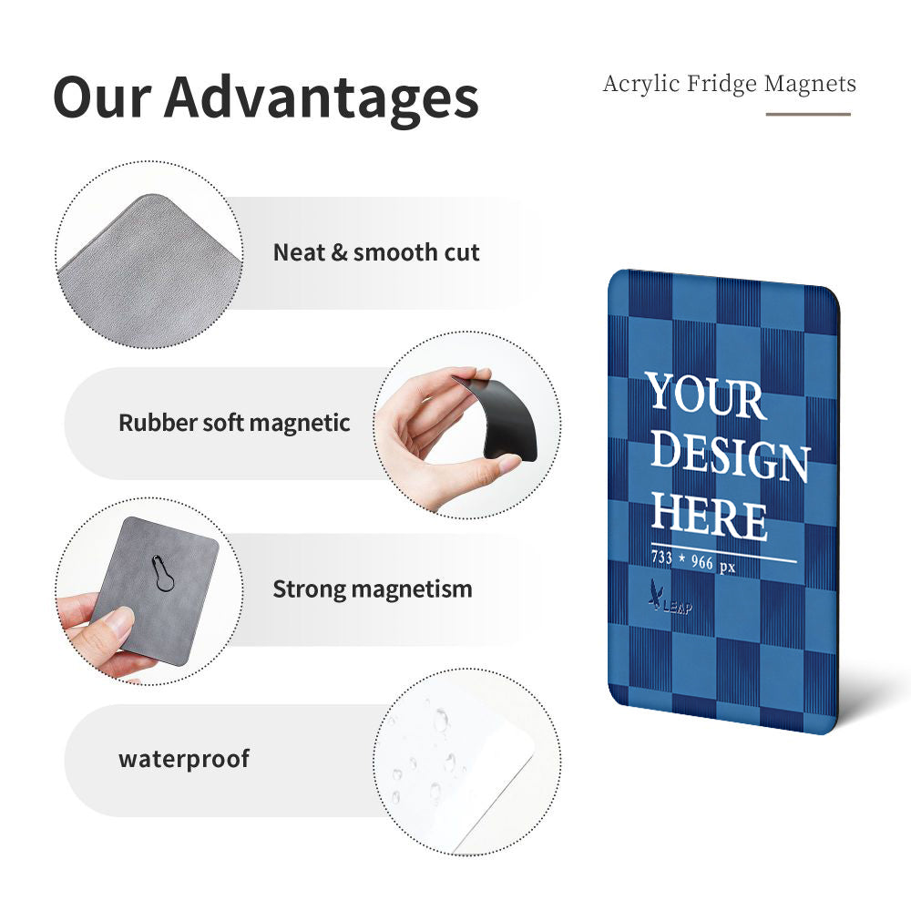Refrigerator magnet (rectangular)