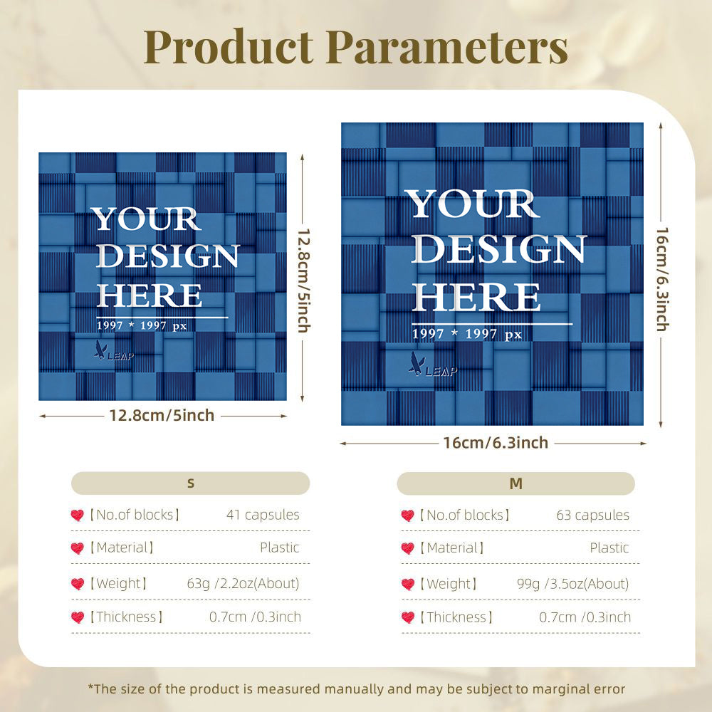 Building Brick Block Puzzle Square Shaped