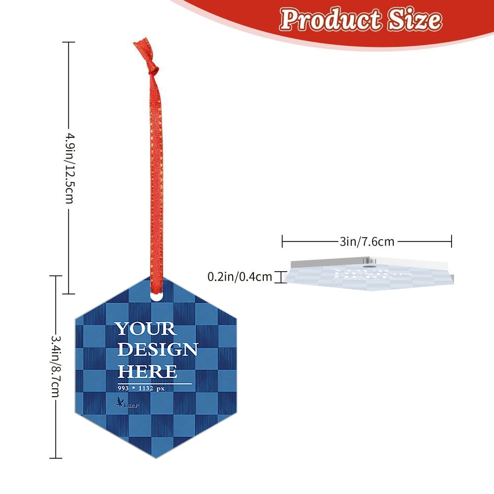 Large acrylic pendant