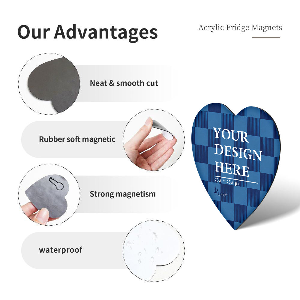 Refrigerator magnets (multiple shapes)