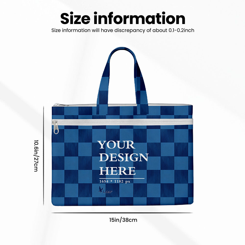 Canvas Tote File Bag