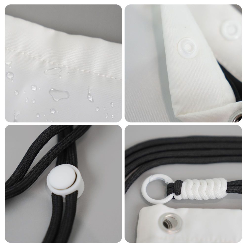 Carry a mobile phone bag diagonally