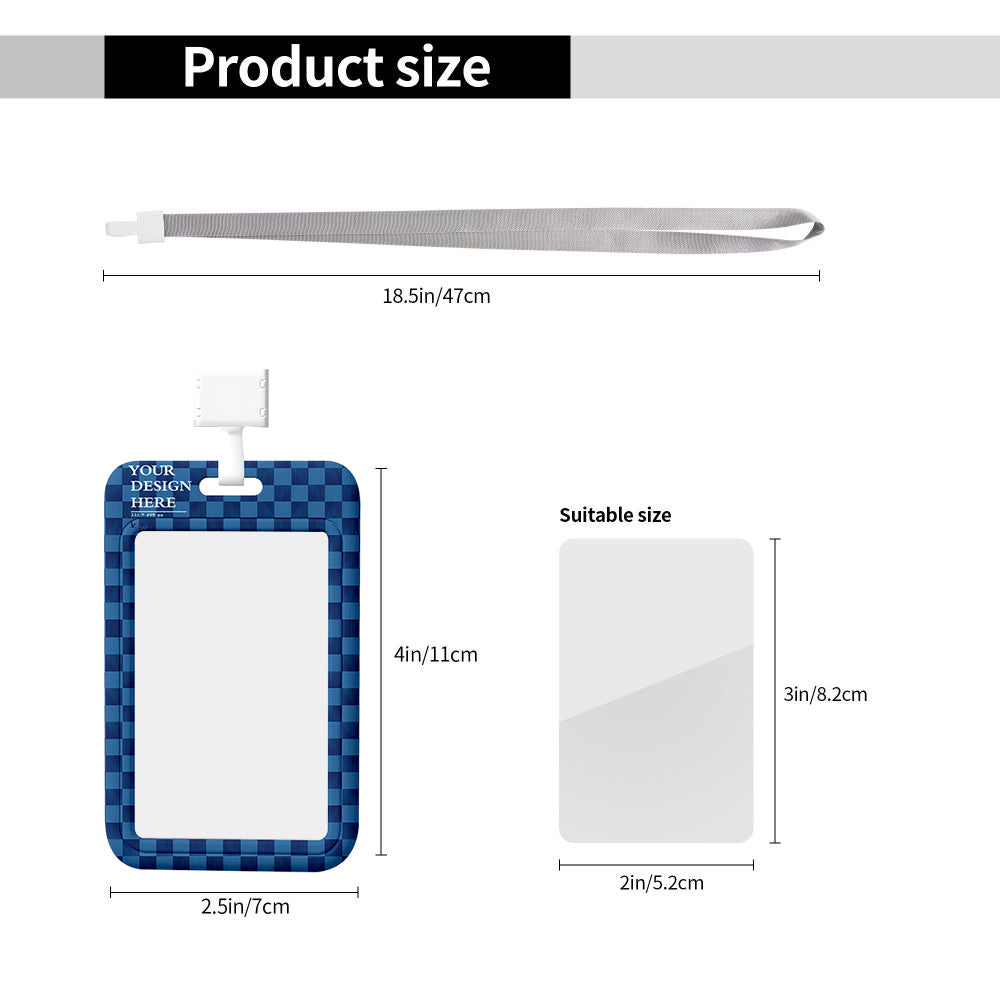 Work badge protective case (vertical)