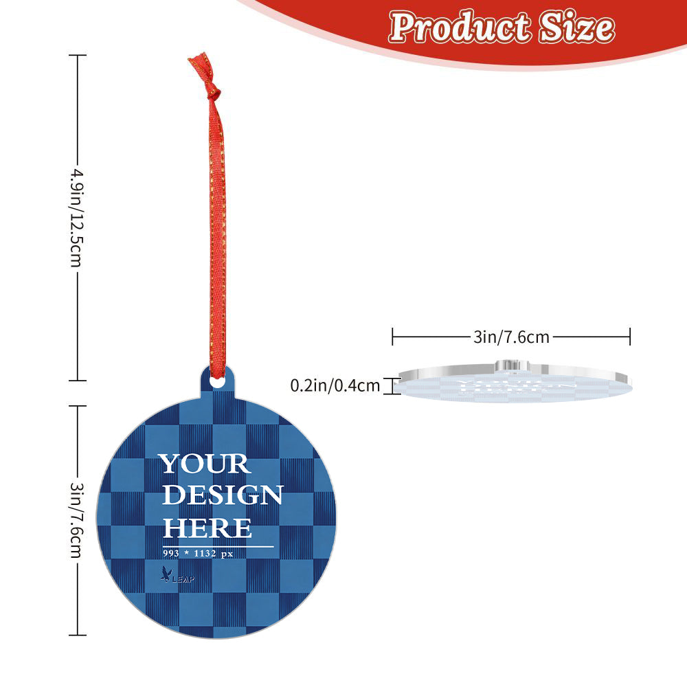 Acrylic Christmas Pendant