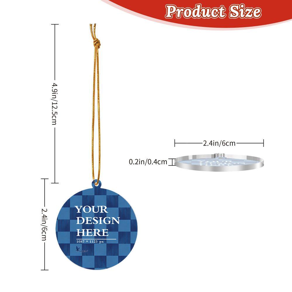 Acrylic Christmas Pendant