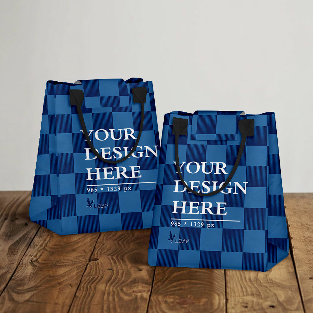 Paper Reusable Lunch Tote Bag