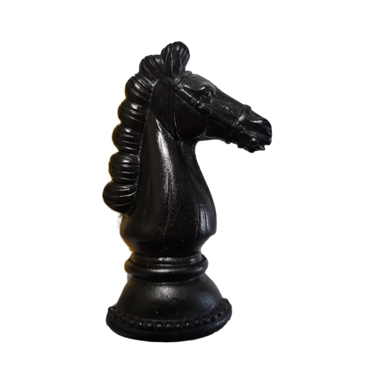 Black and White Chess Piece Refrigerator Magnet