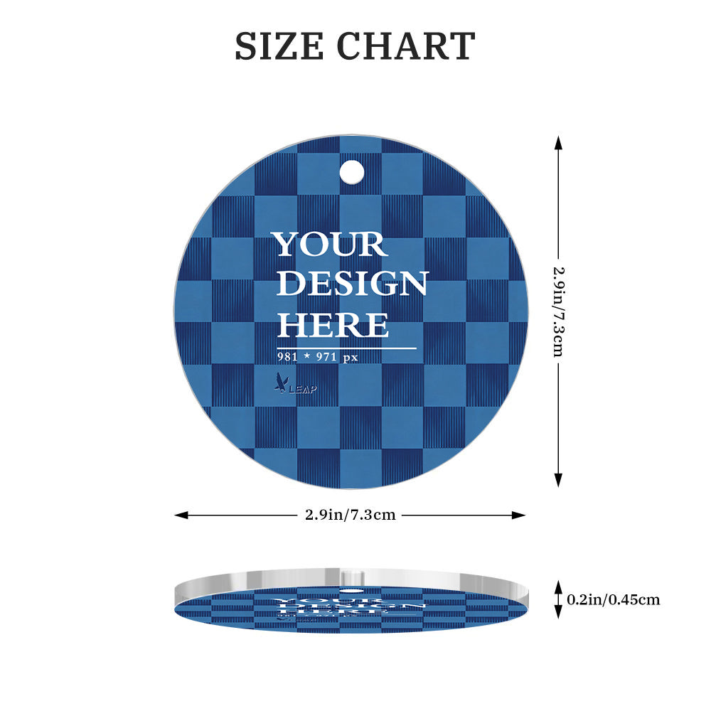 Acrylic Shaped Pendant (Round)