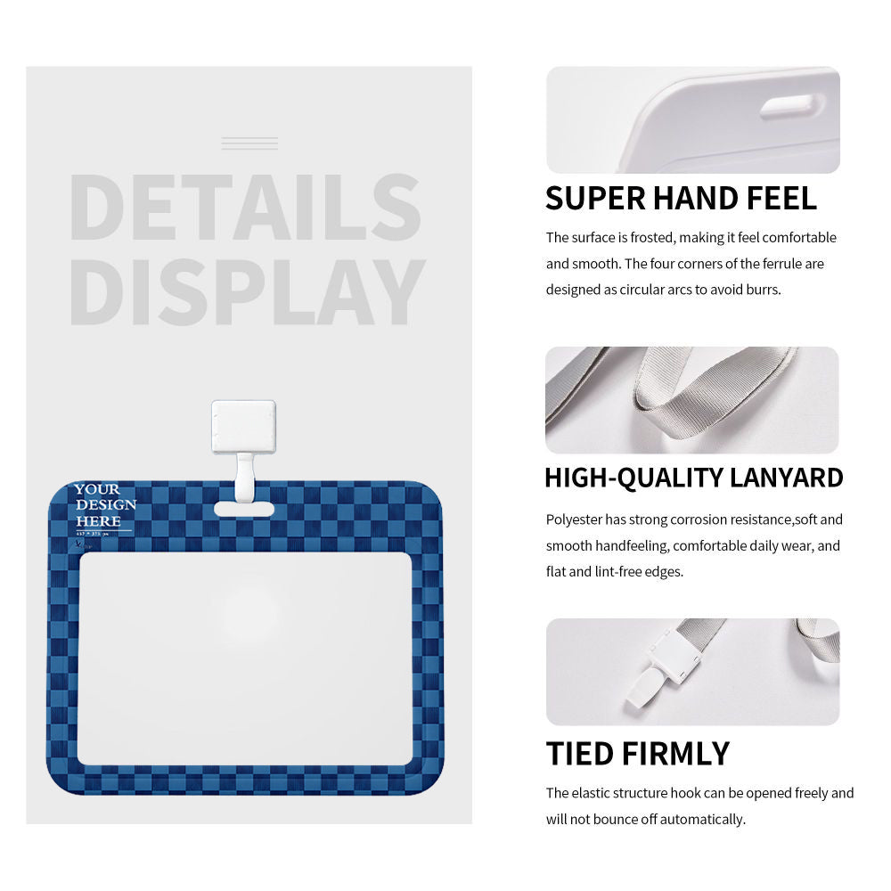 Work badge protective case (horizontal) (multi-sided)