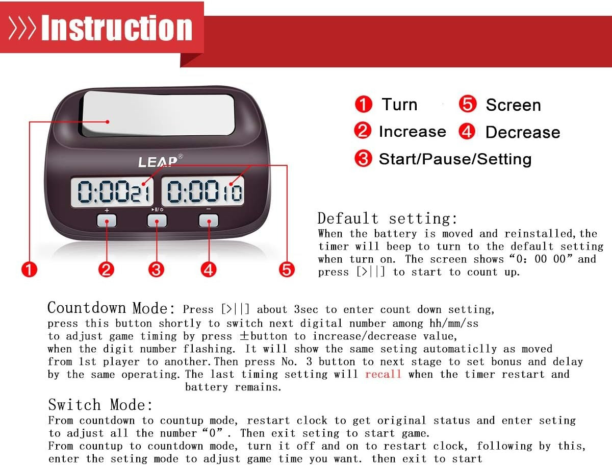 Digital Easy Chess Clock