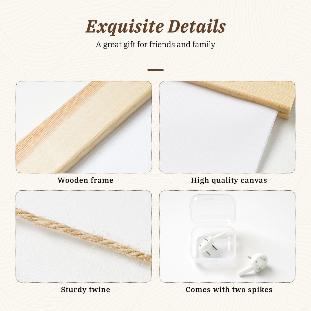 Wooden Shaft Hanging Poster