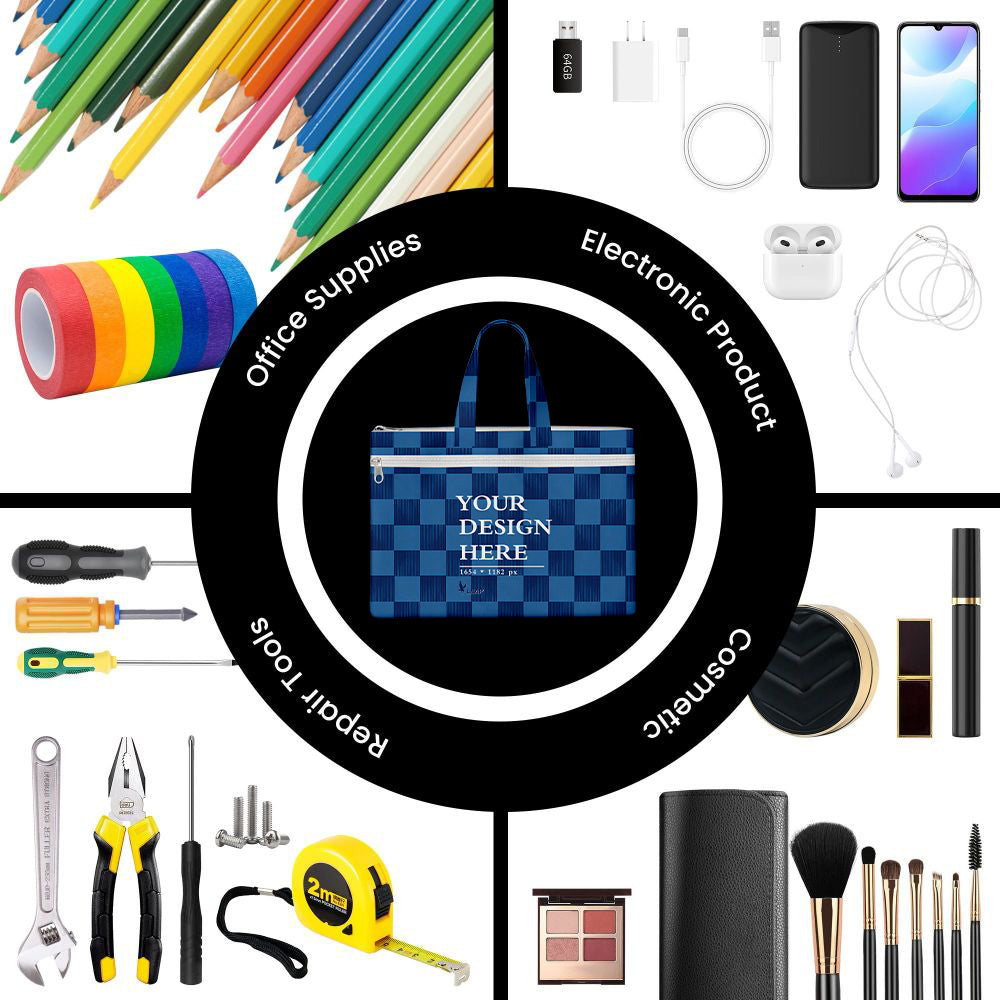 Canvas Tote File Bag