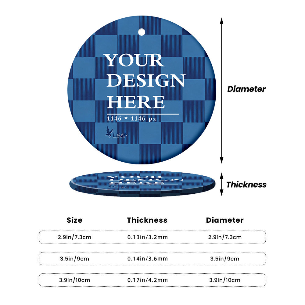 Ceramic Round Pendant