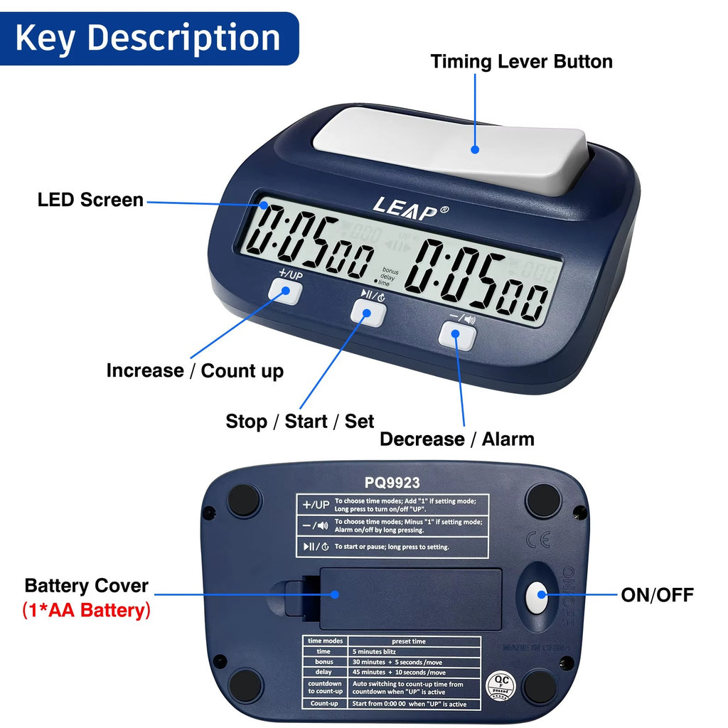 Digital Basic Chess Clock