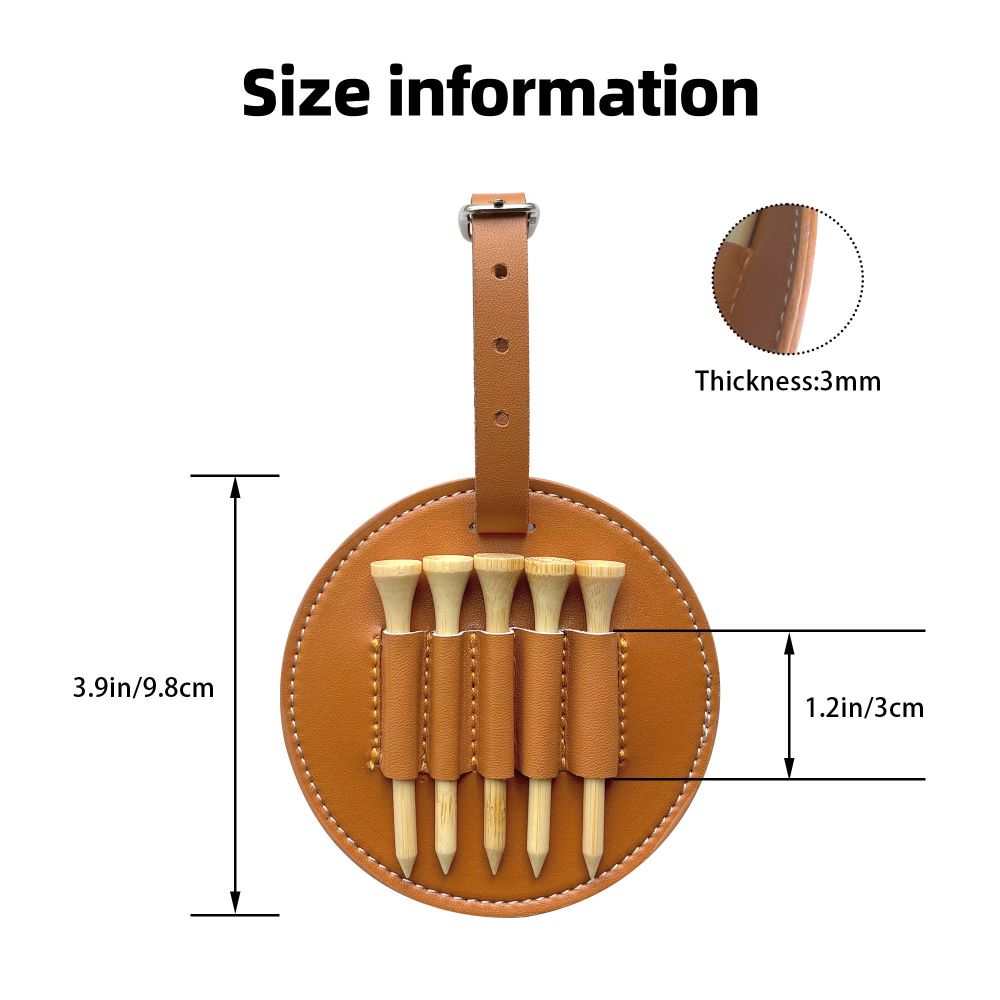 Golf Tees Organizer Bag
