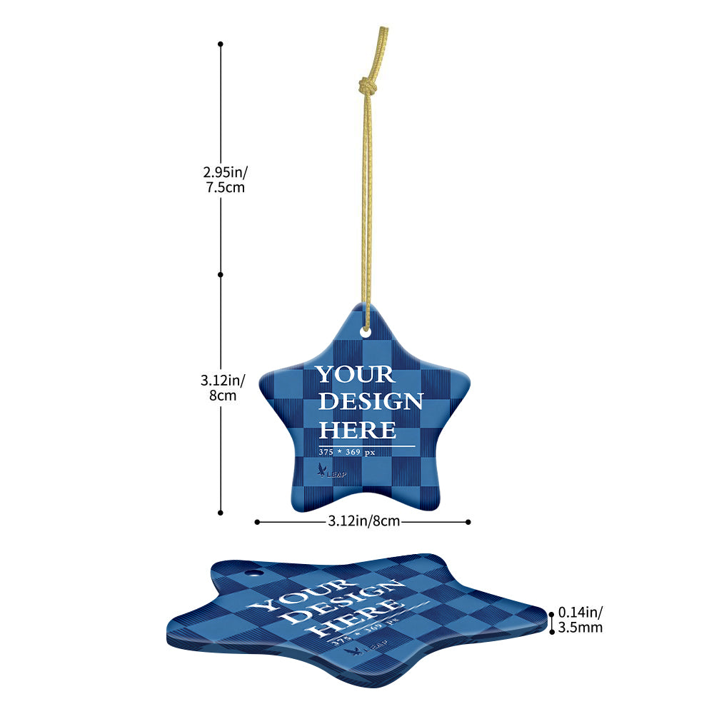 Christmas tree Ceramic hanging