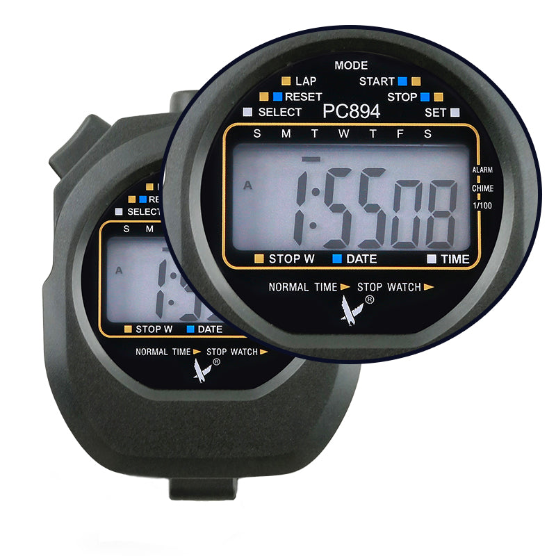 PC894 Electronic Stop watch Large Scale Digital Running Timer