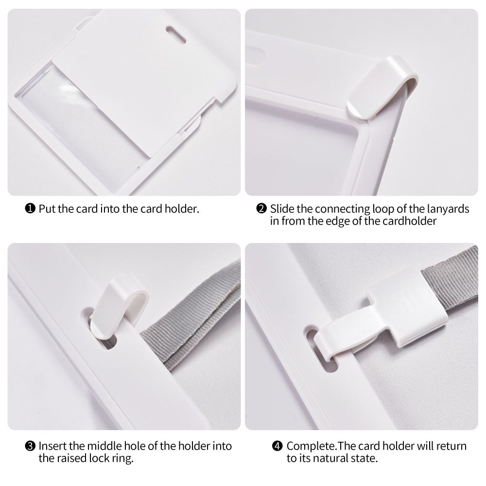 Work badge protective case (horizontal)